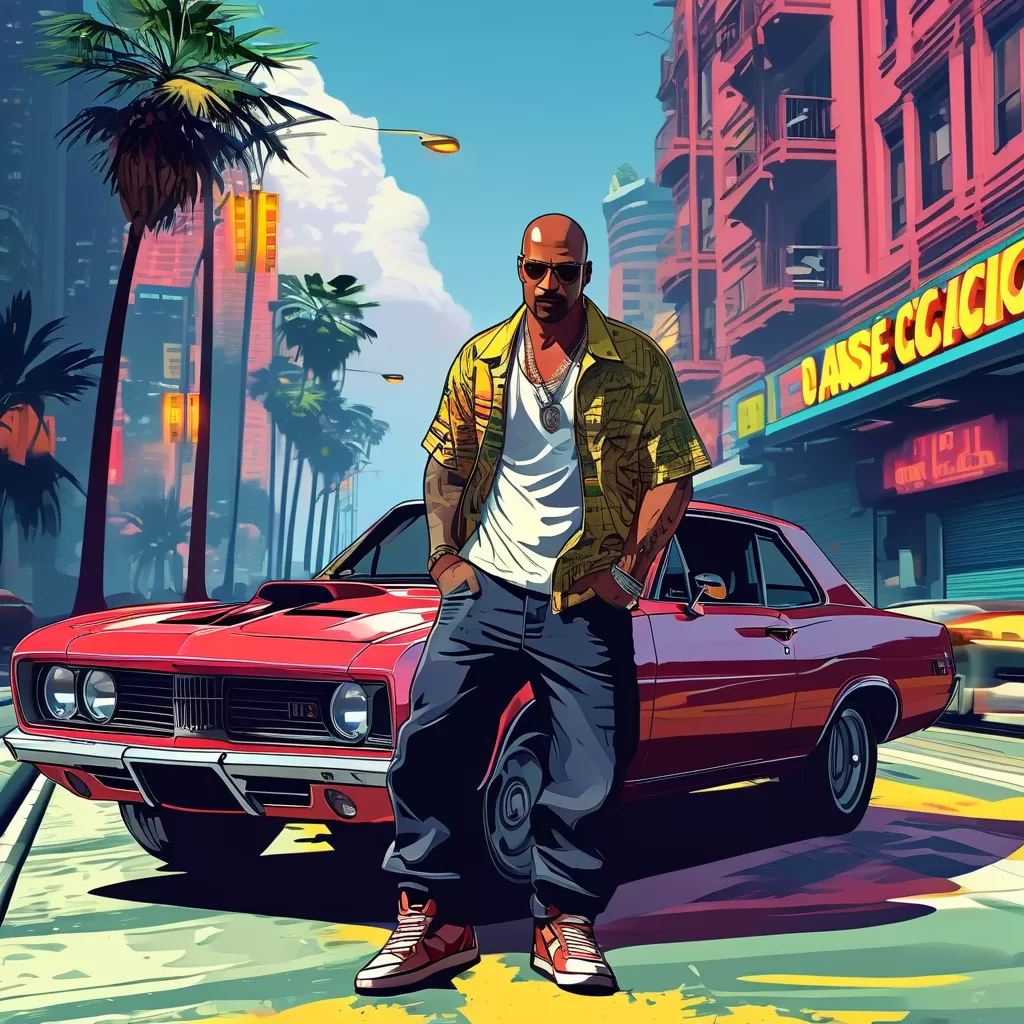 Grand Theft Auto: Vice City - Retro Game Reimagined gta vice city gta vice